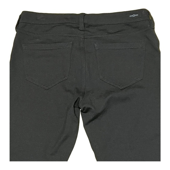 Liverpool Slim-Fit Pants 26 Classic Black Mid-Rise Straight-Leg Stretch Pants - Picture 5 of 7